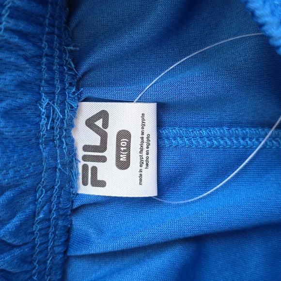 FILA BRAND SIGNATURE BOYS BLUE PULL ON ACTIVEWEAR SHORTS SIZE MEDIUM - Picture 4 of 10